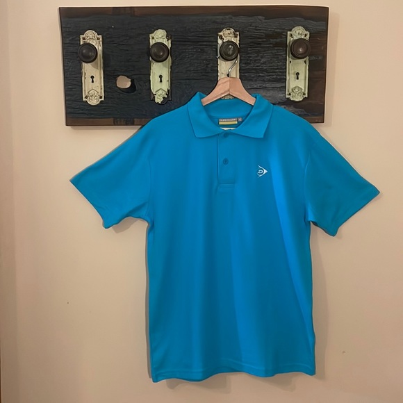 NWOT Dunlop Blue Polo Shirt Size Medium - Picture 2 of 12